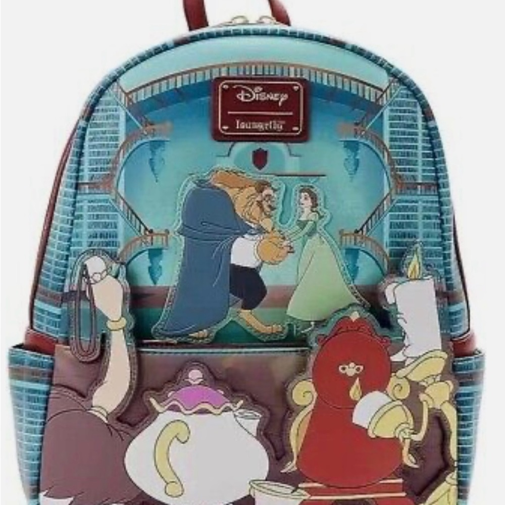 Disney Loungefly Beauty and the Beast Backpack